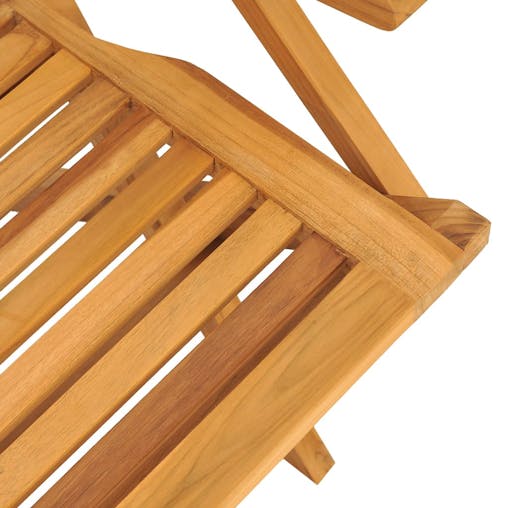 NNEVL Folding Garden Chairs 8 pcs 56x63x90 cm Solid Wood Teak