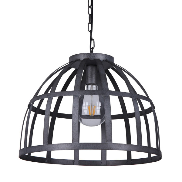Lampa wisząca czarna Calera 1xE27x60W wym: 180x40x40 cm Italux