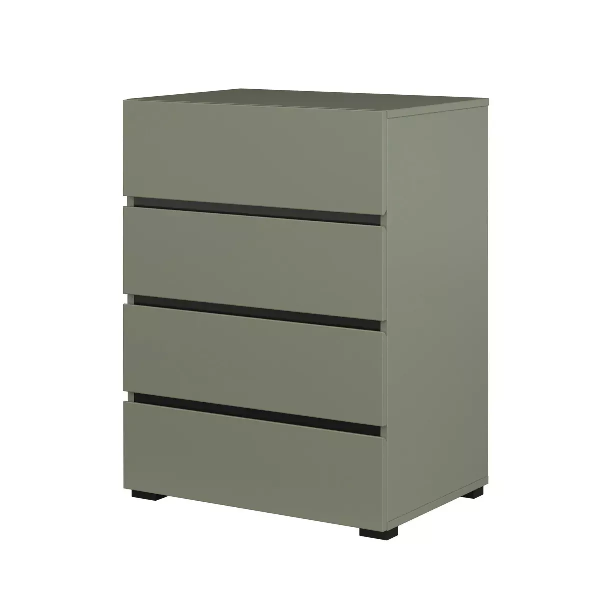 Komoda CROSS 4S 60cm zielona/czarna