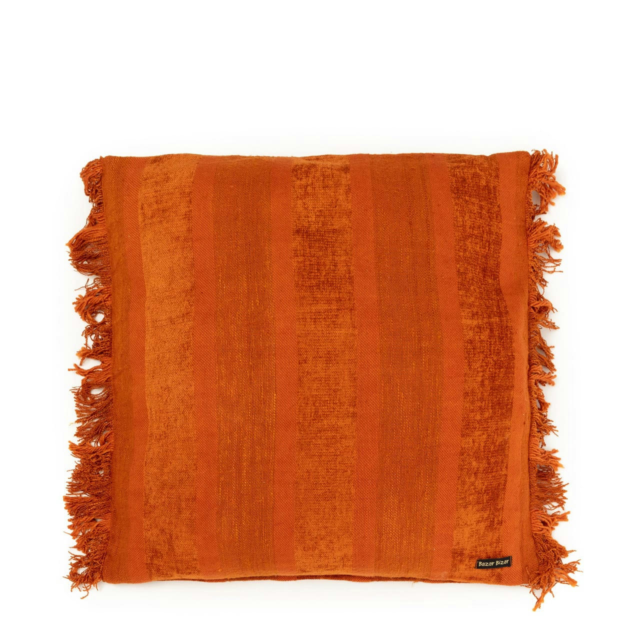 OH MY GEE - Coussin en velours orange 60x60