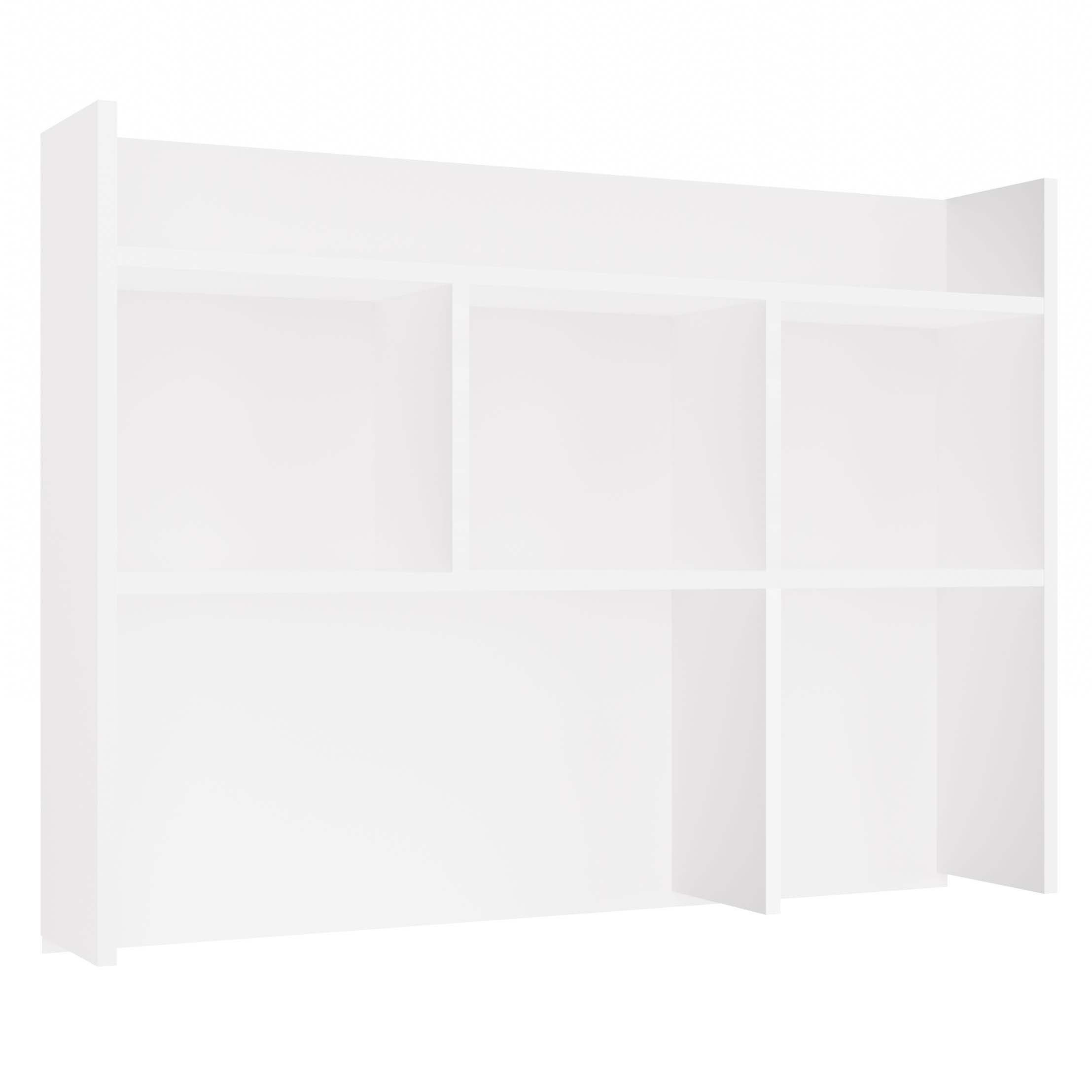 Nadstawka do biurka 100 cm biała półka organizer