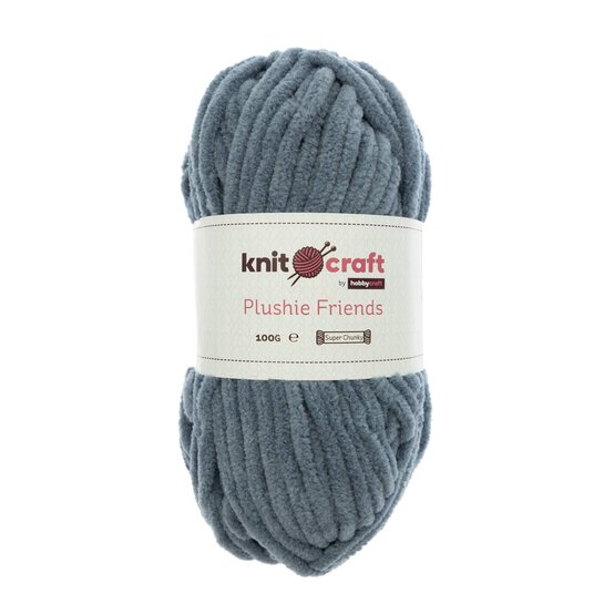 Knitcraft Denim Blue Plushie Friends Yarn 100g