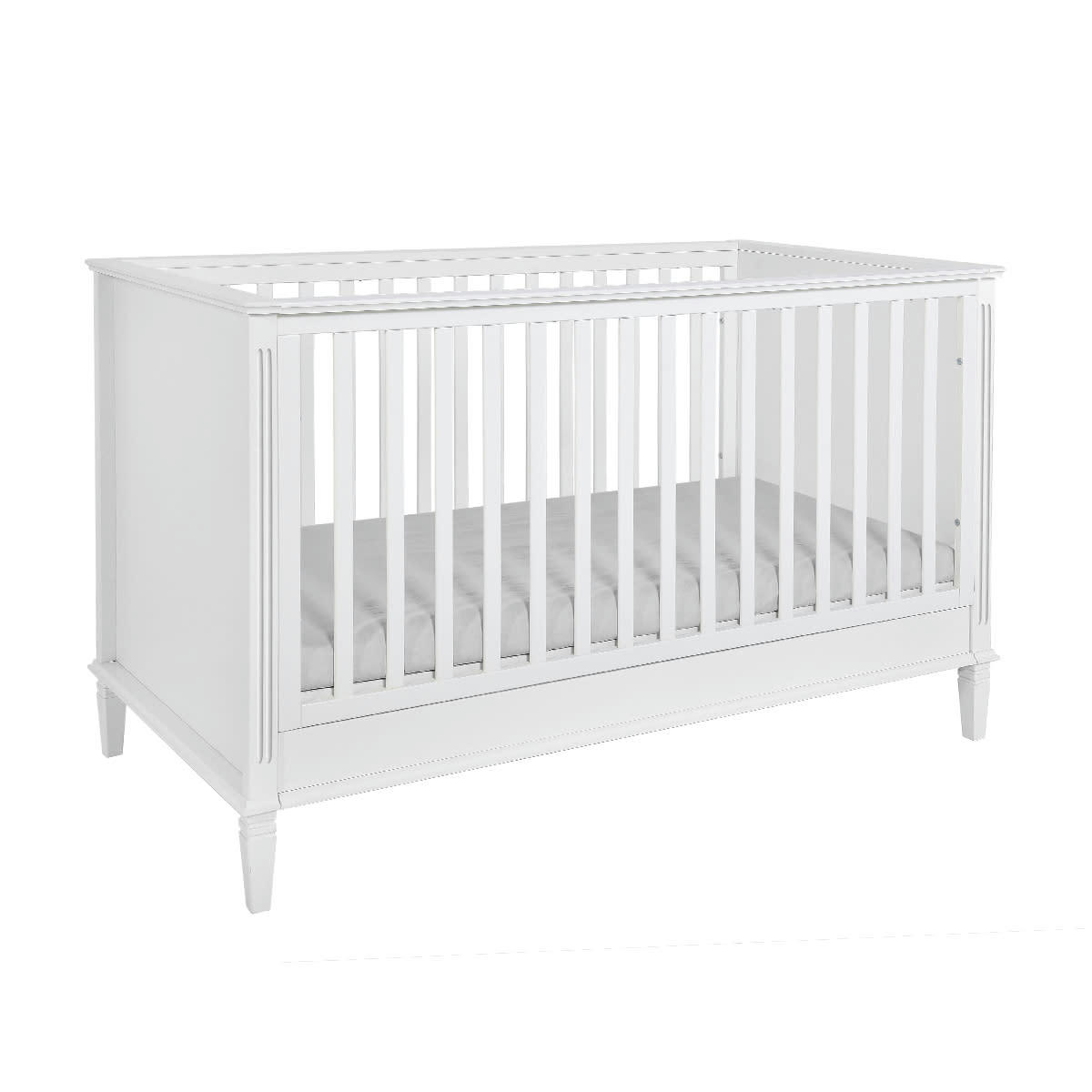 BIANKA - Lit évolutif 70x140 tiroir inclus blanc