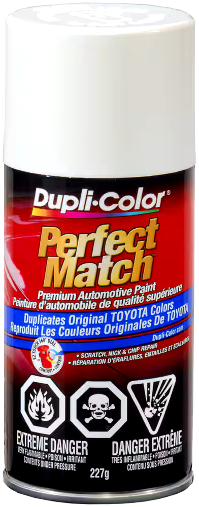 Dupli-Color Perfect Match Premium Acrylic Lacquer Automotive Aerosol Spray Paint, Natural White (056), 227-g