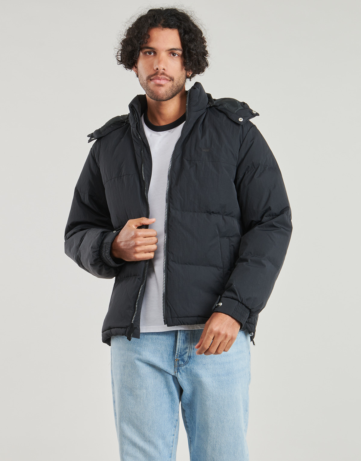 Levi's - ROCKRIDGE SHORT PUFFER - Black