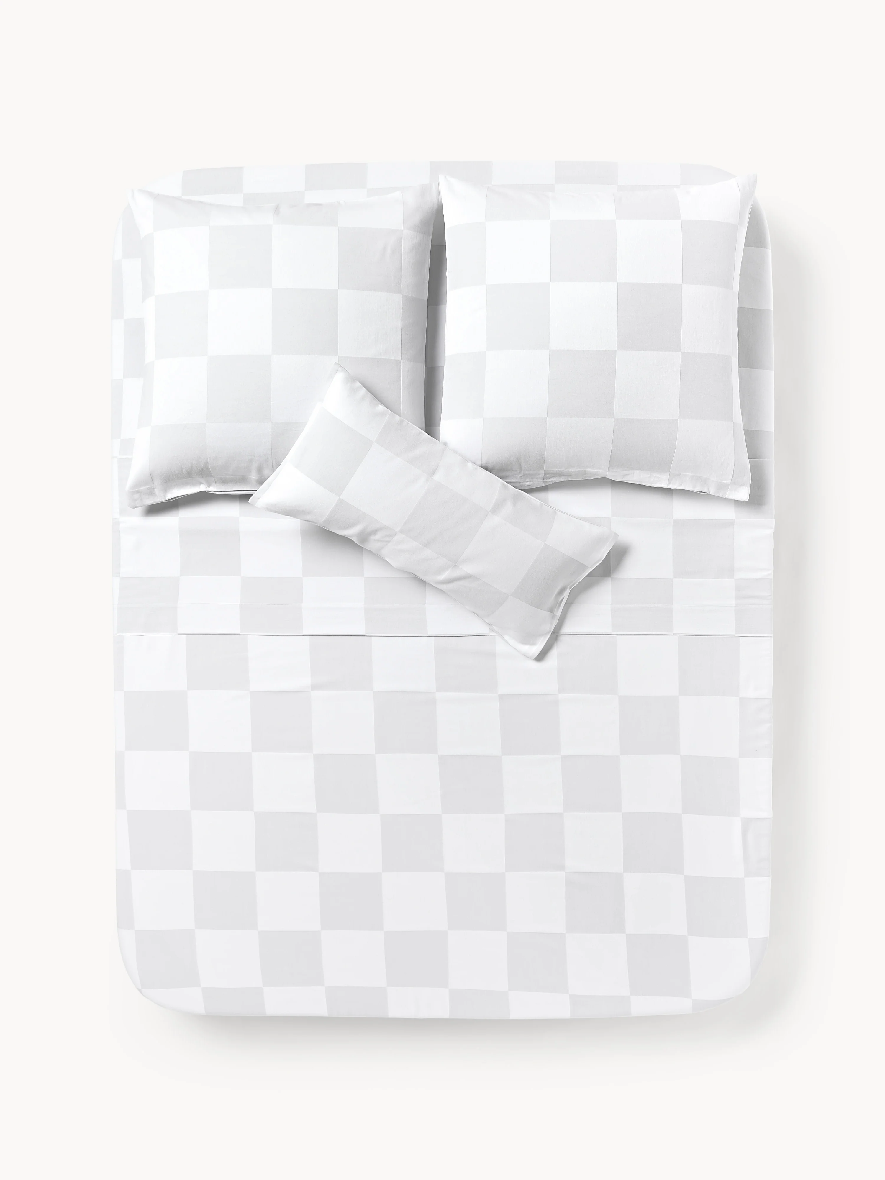 Westwing | Crosby Studios, Kariertes Baumwoll-Betttuch Damier