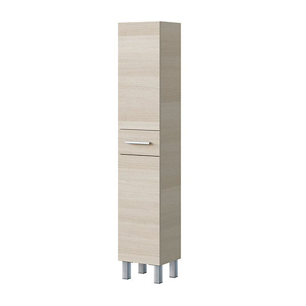 Meuble colonne de salle de bains l.35 cm effet bois Ondise