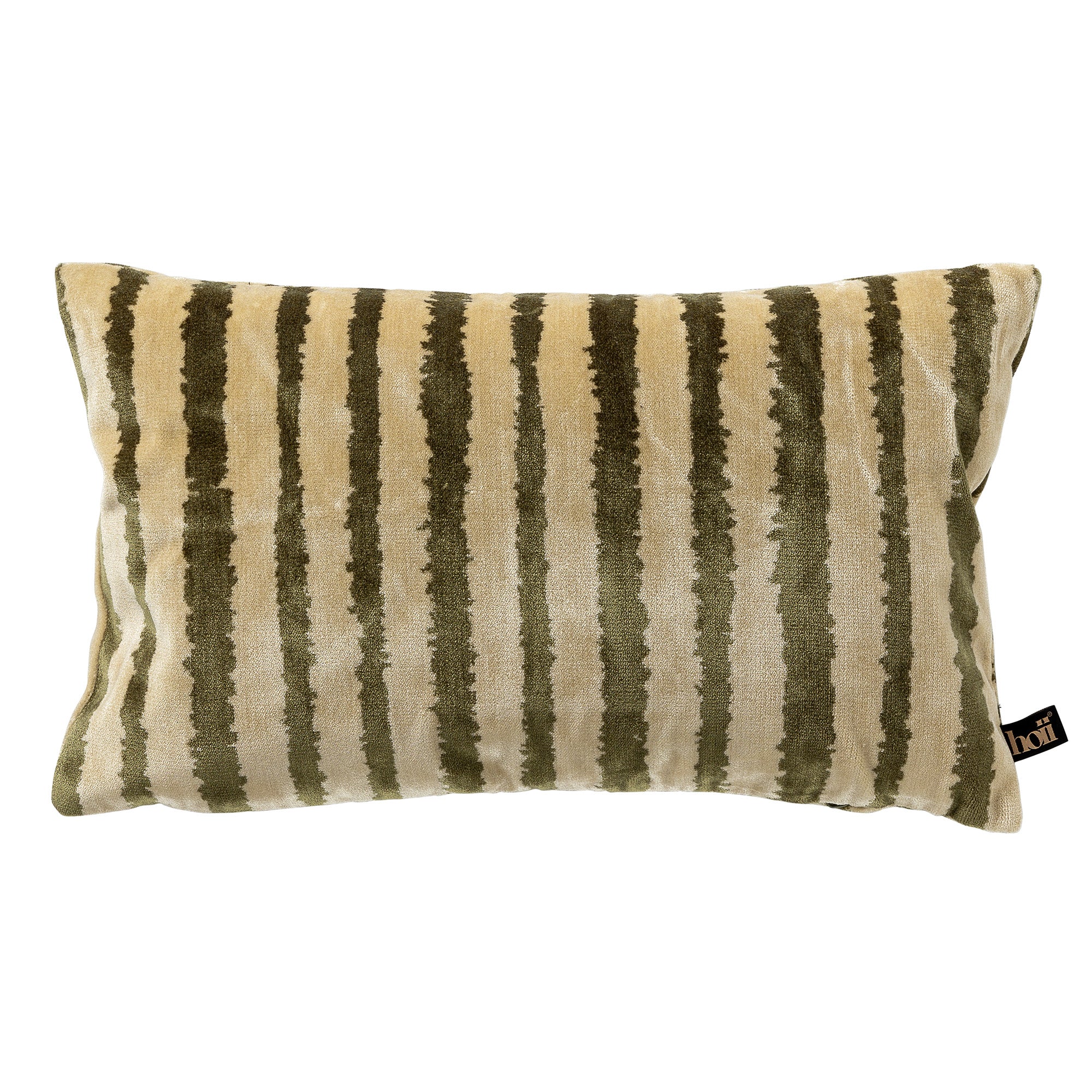 LORENZO | sierkussen 30x50 cm | Military Olive | groen | multicolor | Hoii | met duurzame kussenvulling