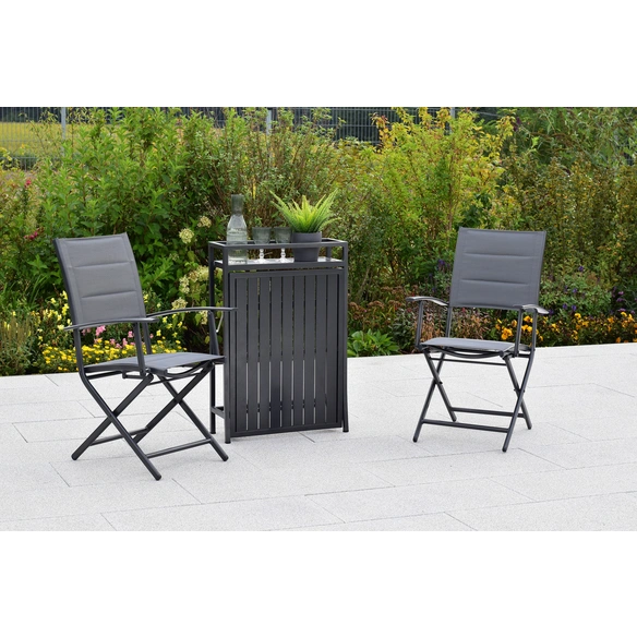 Balkonset »Florenz«, 3 tlg., 2 Sitzplätze, Aluminium