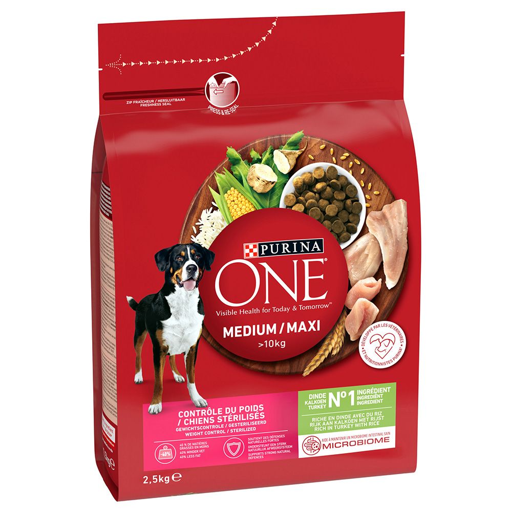 PURINA ONE Medium/Maxi Weight Control Sterilised Turkey