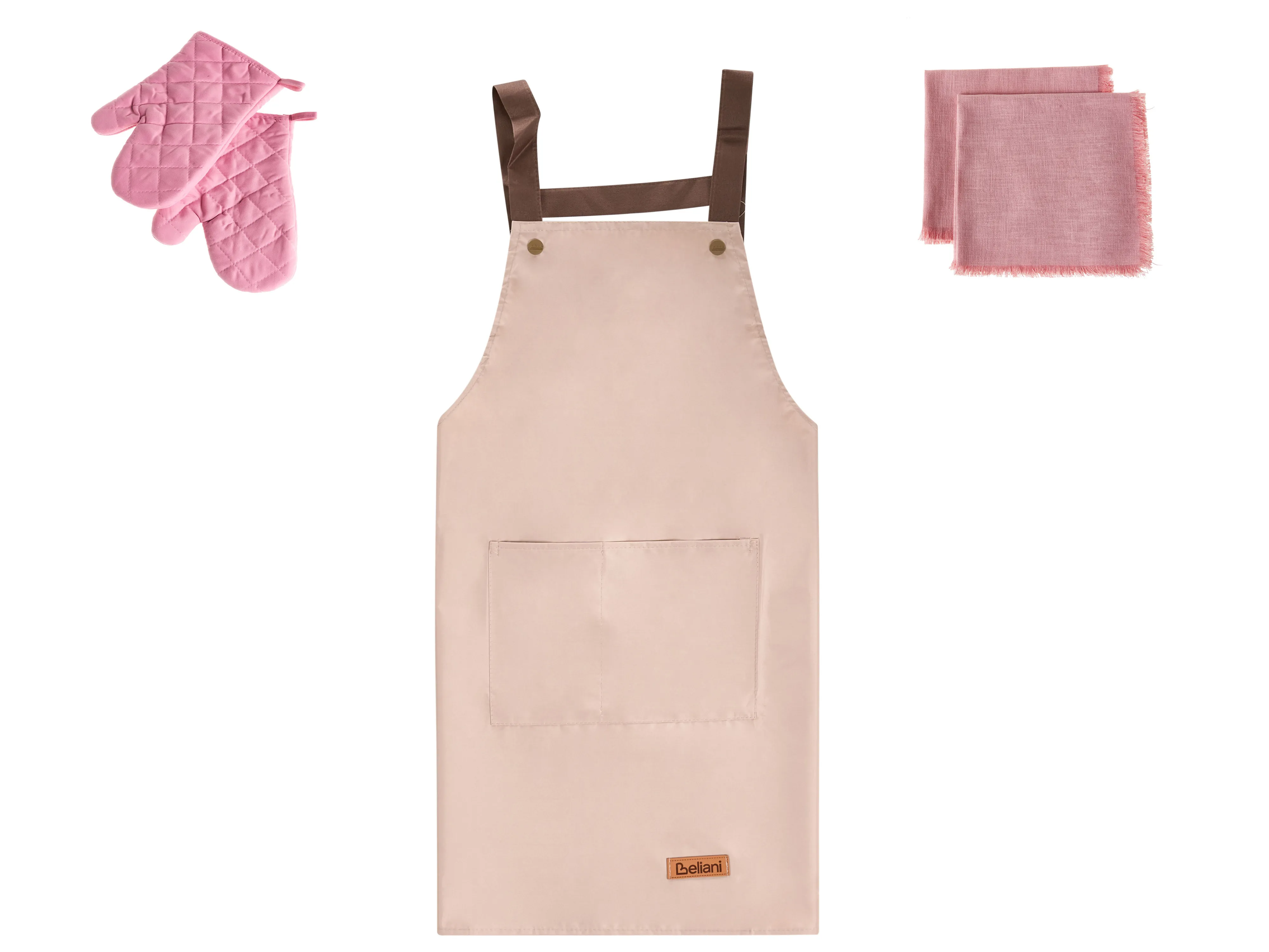 Kitchen Textiles Set LACTUCA Pink