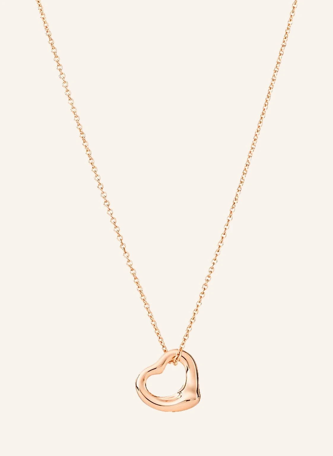 TIFFANY & Co. Halskette ELSA PERETTI® OPEN HEART aus 18 Karat Roségold