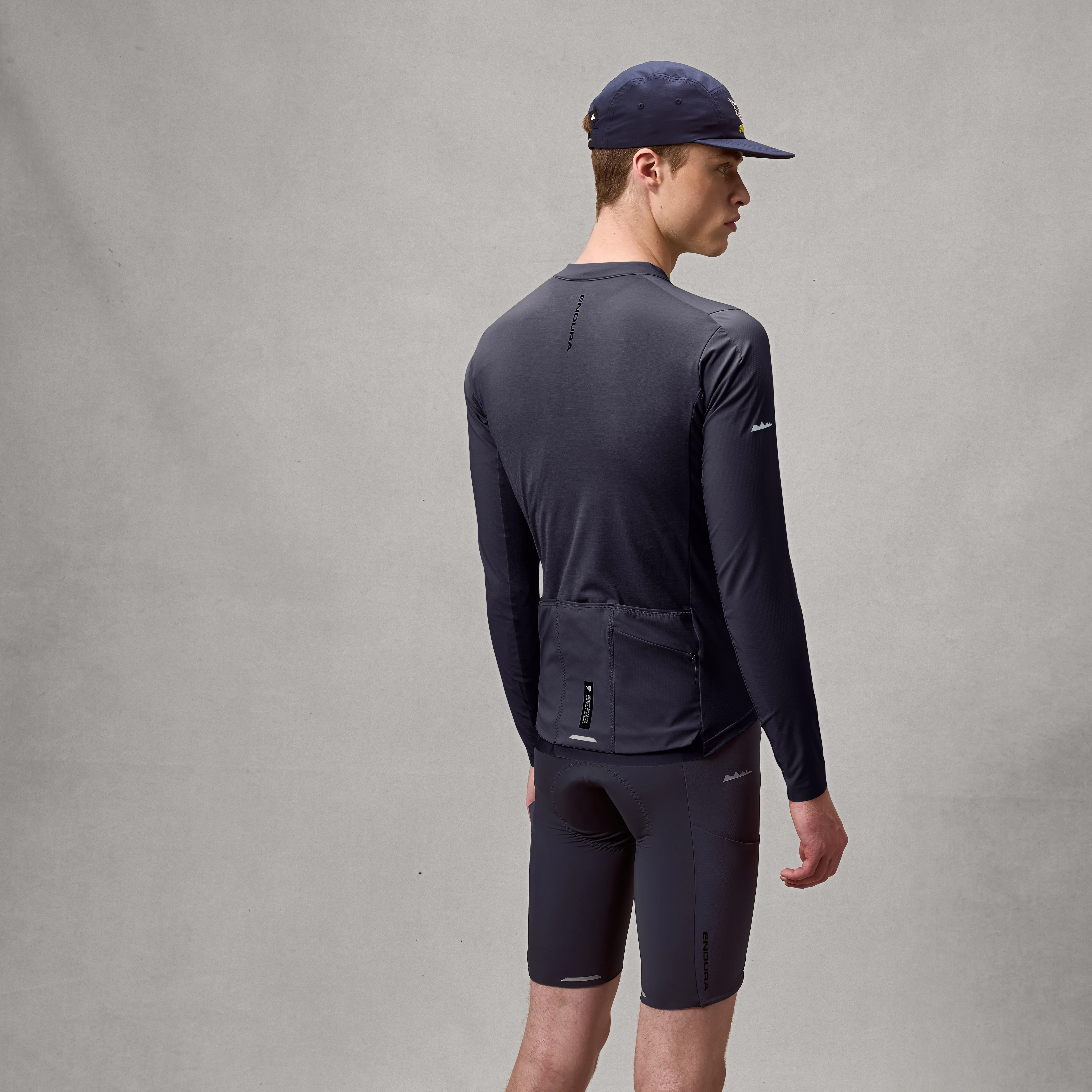 Men's AllTrack Ride L/S Jersey - Carbon Grey
