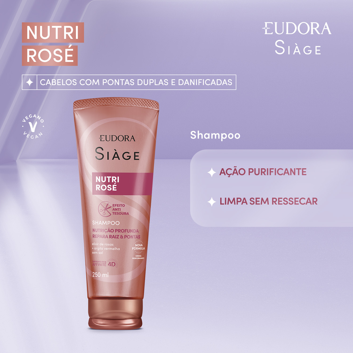 Eudora Siàge Nutri Rose               - Shampoo 400ml