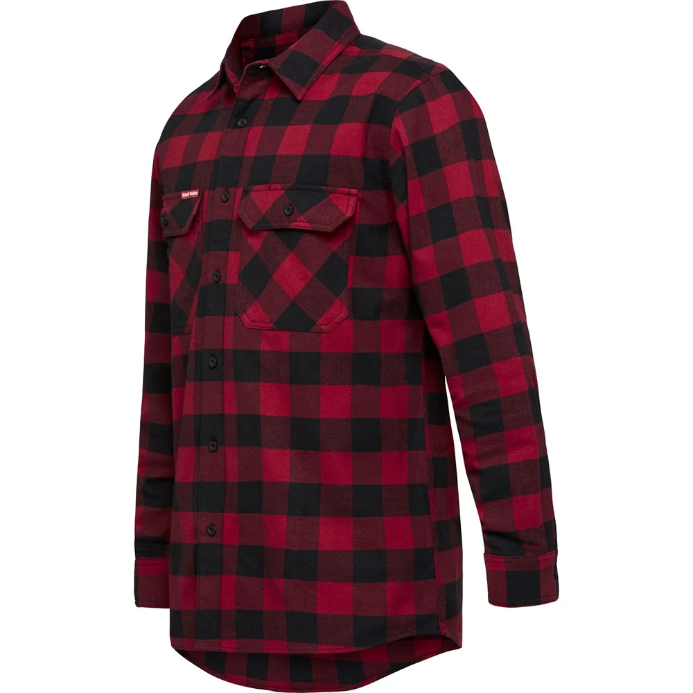 Hard Yakka Long Sleeve Check Flannel Shirt