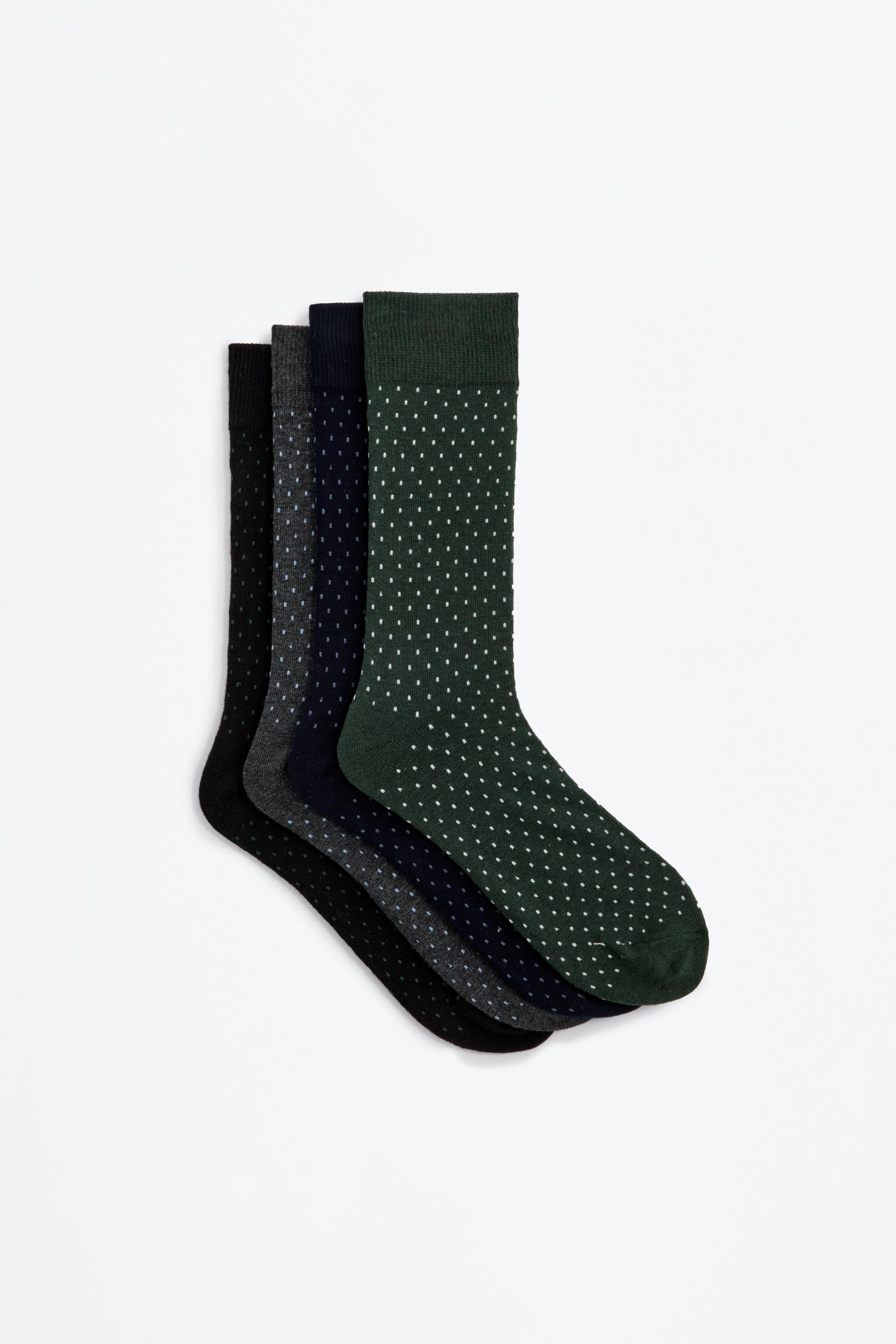 Pack 4 calcetines largos topos