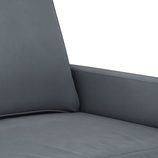 NNEVL 3-Seater Sofa Dark Grey 180 cm Velvet