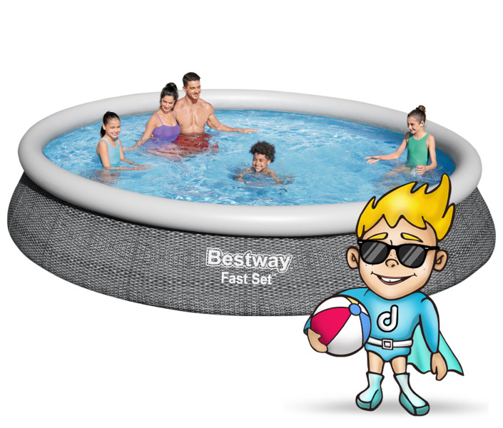 Basen ogrodowy rozporowy 457x84cm zestaw Bestway 57313N