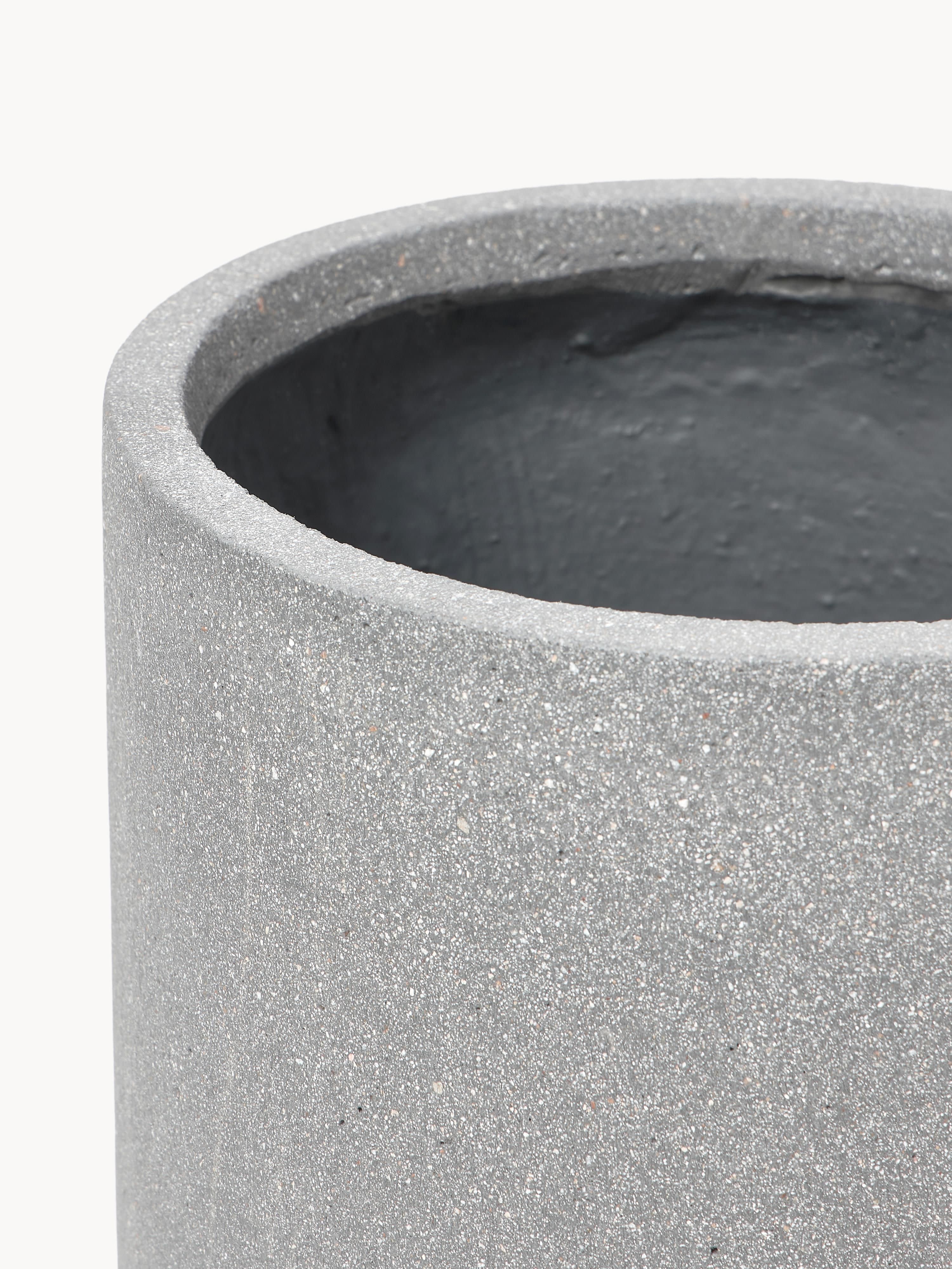 Blumentopf Tuscany aus Beton, H 40 cm