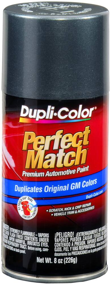 Dupli-Color Perfect Match Premium Acrylic Lacquer Automotive Aerosol Spray Paint, GunMetal Metallic (84, WA 7782), 227-g