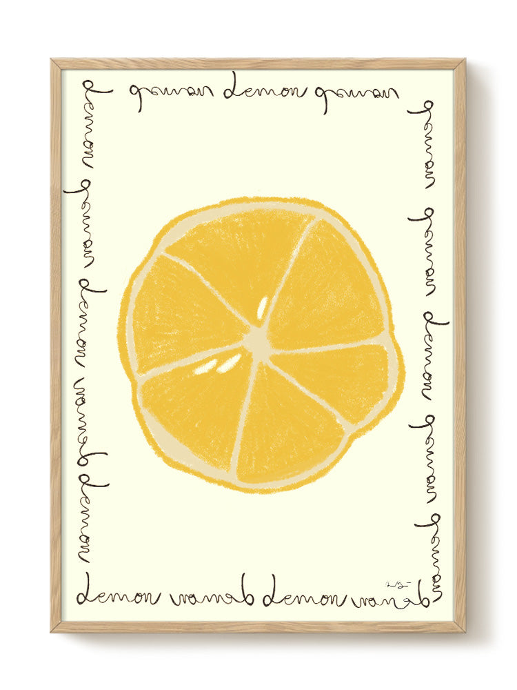 Anna Mörner - Lemon - PSTR studio Kunst Poster