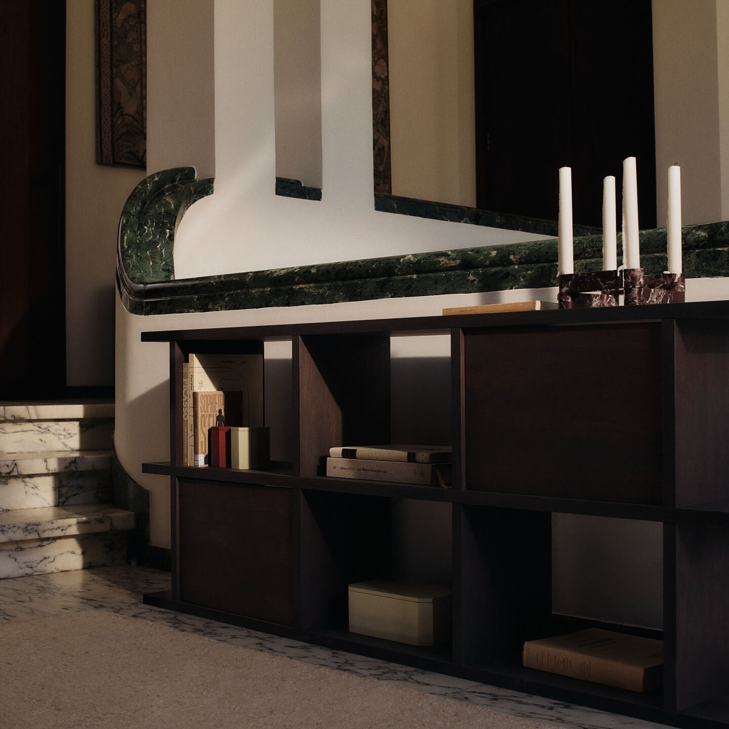 Ferm Living Kona Stellingkast Inzetmodule - Dark Stained