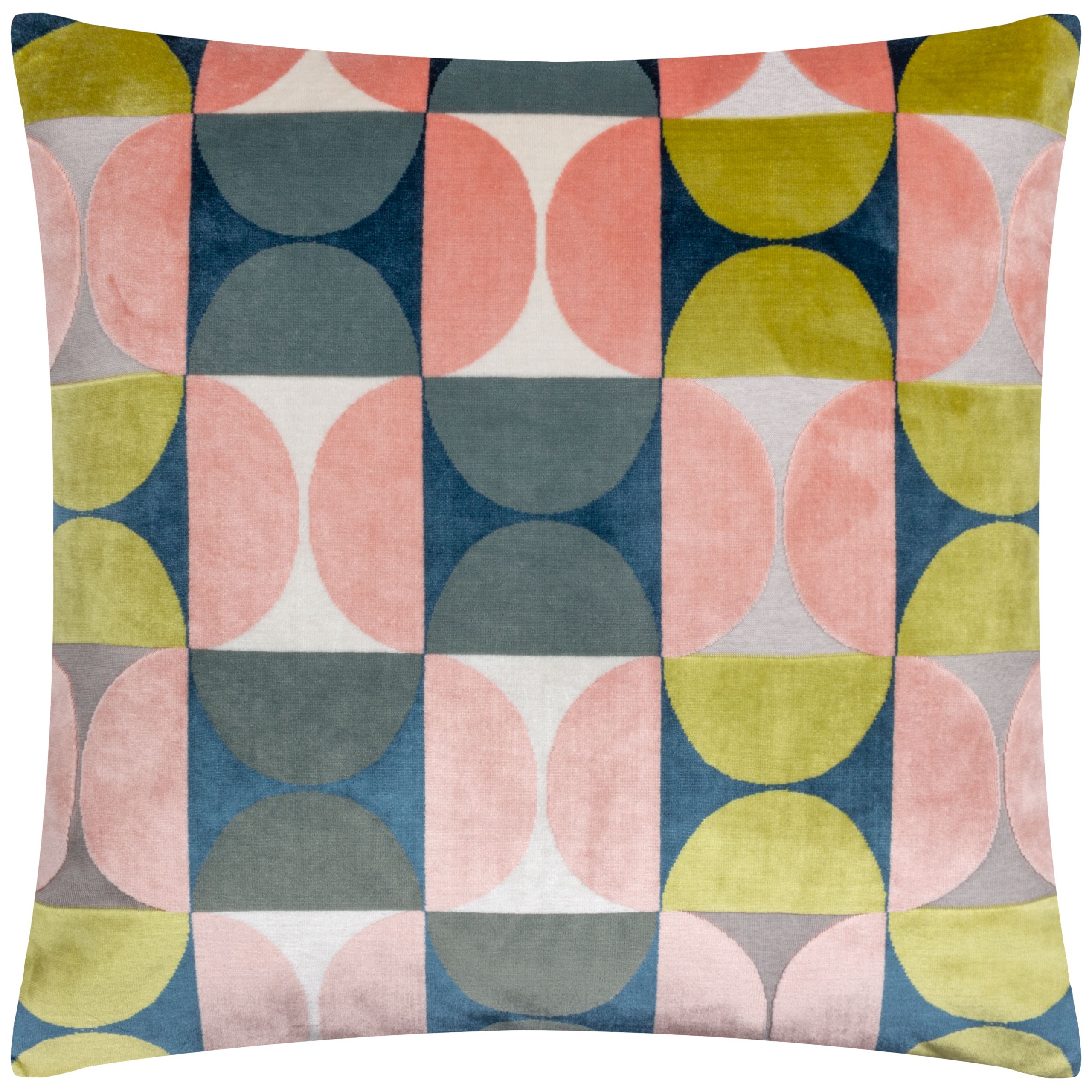 Paoletti Bardot Cut Velvet Retro Cushion