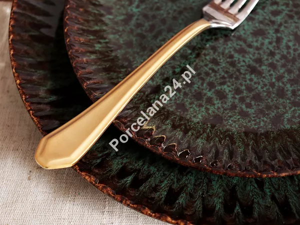 Komplet talerzy na 6 osób (18 el.) Lubiana - Stoneware Jade