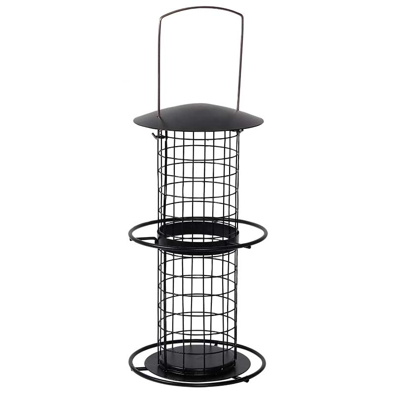 Fågelmatare talgboll Stylish svart 35cm
