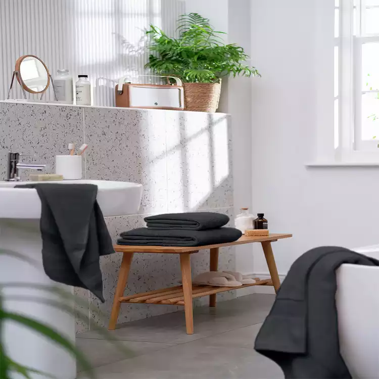 Habitat Supersoft 2 Pack Hand Towel - Slate