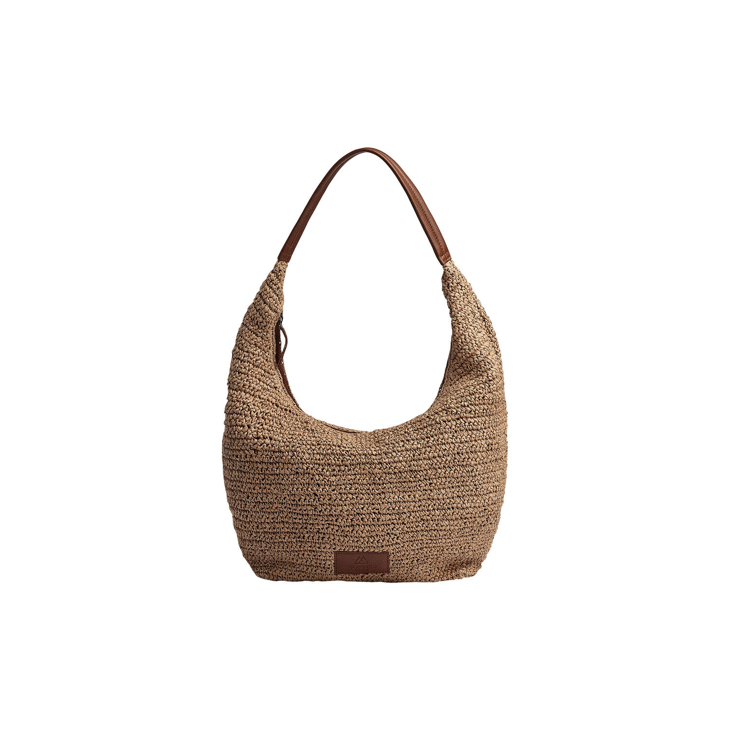 SoleaMBG Bag, Raffia, natural w/cognac