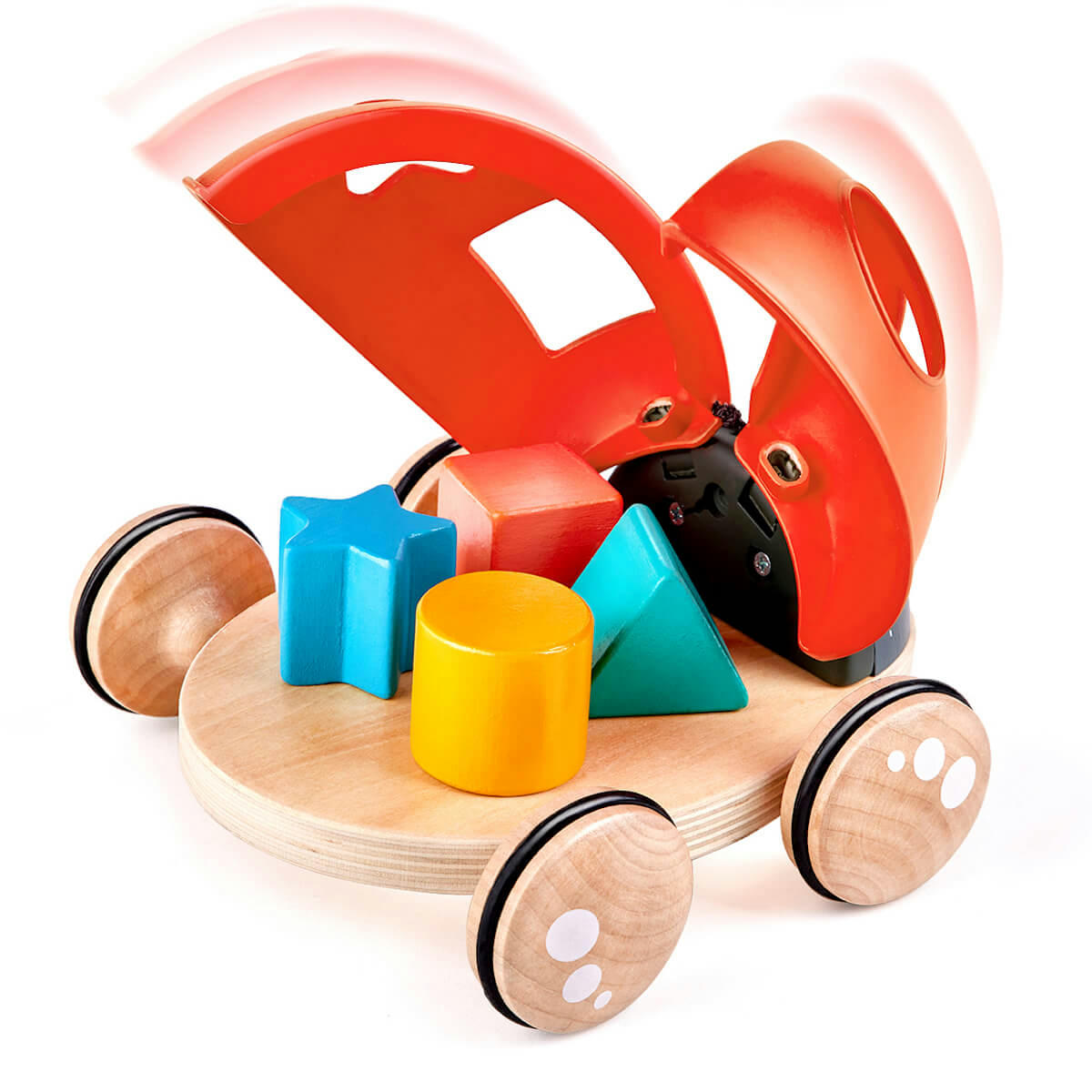 - Coccinelle a tirer avec trieur de formes