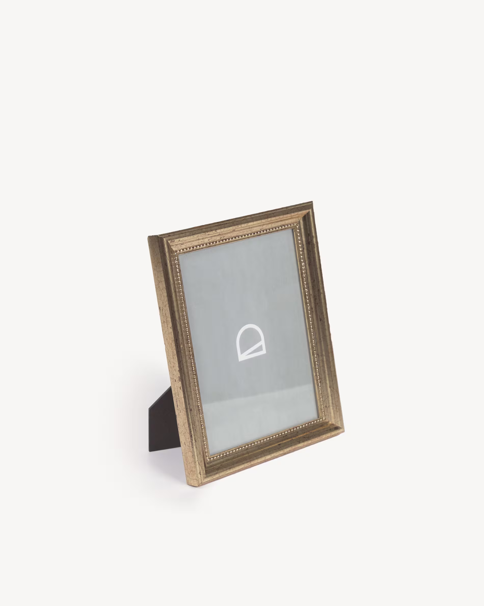 Marco de fotos mediano Naia dorado 17 x 22 cm