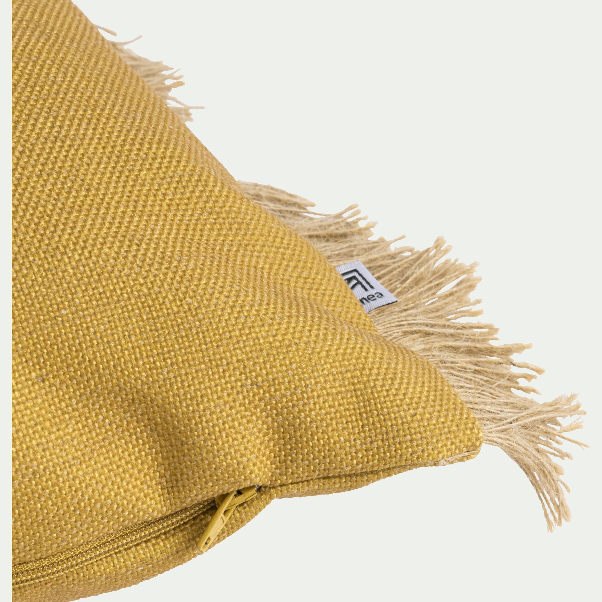 ZAIDA - Coussin de jardin 30x50cm - jaune argan