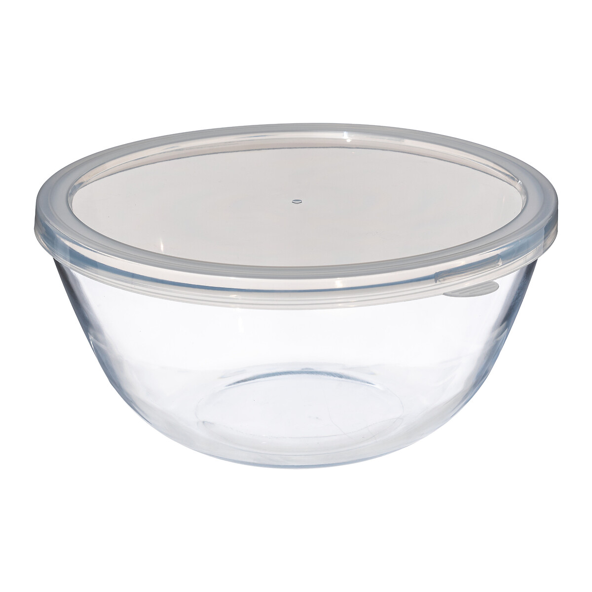 Caixa redonda de vidro com tampa 4,4l