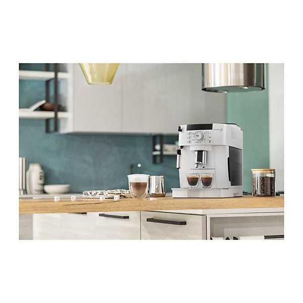 Espresso avec broyeur a grains - DELONGHI - Magnifica S ECAM22.110.W - 1,8 L - 250 g - 15 bar - 1450 W - Silver et noir