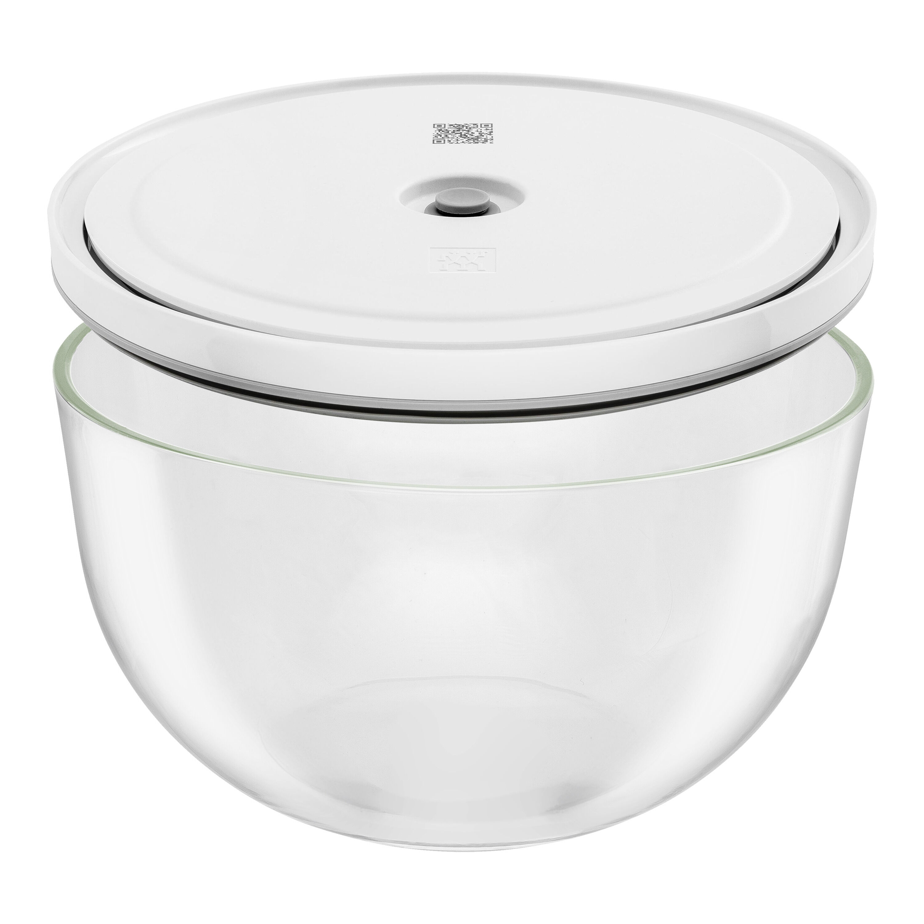 Vacuum bowl L / 24 cm, Glass, transparent