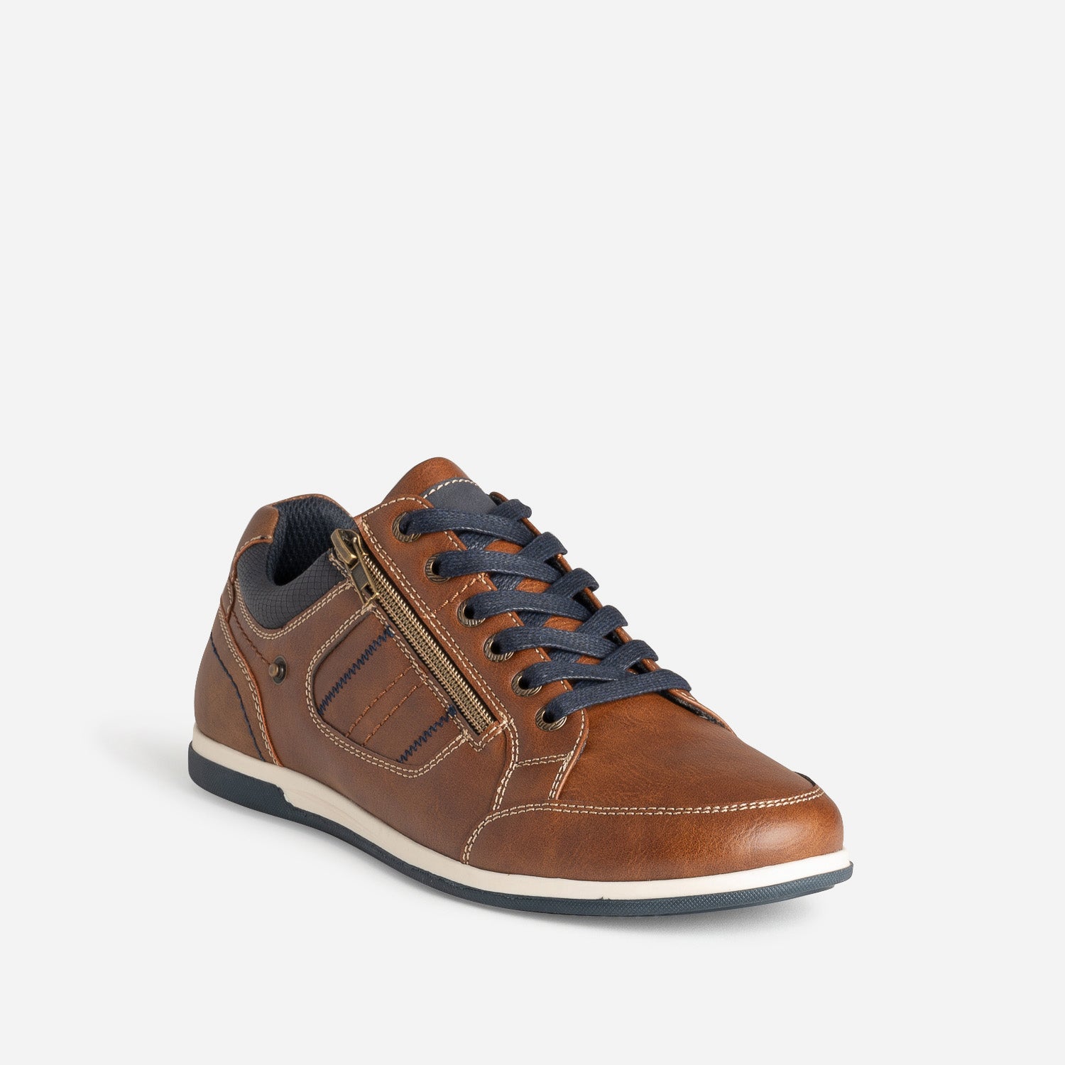Tennis cognac et marine