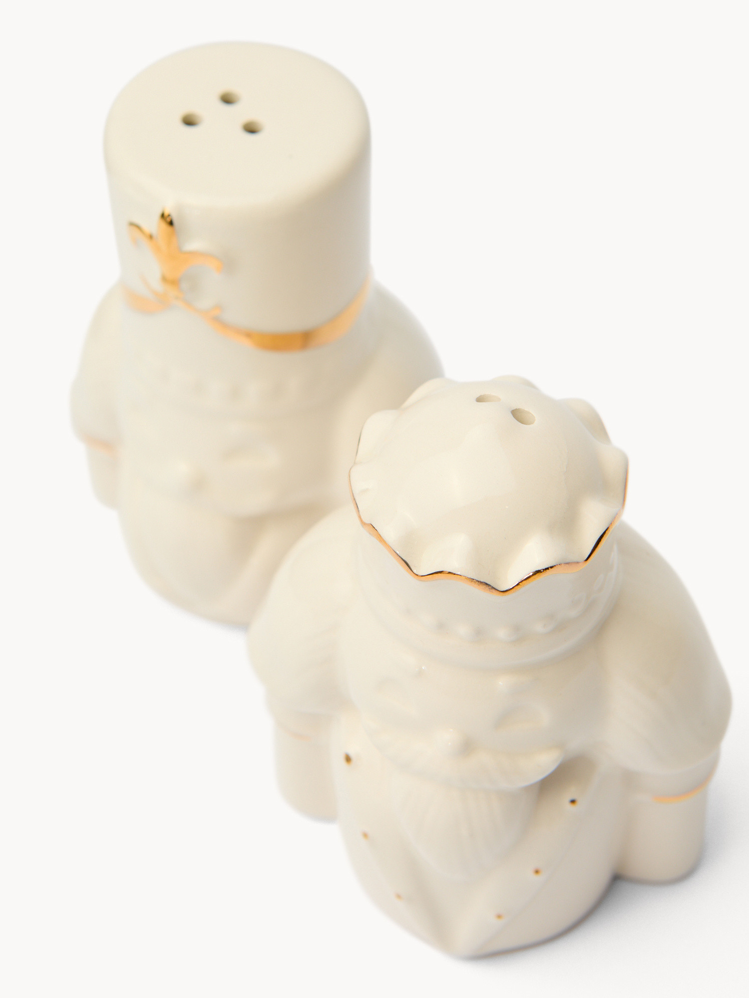 Set sale e pepe in ceramica a schiaccianoci