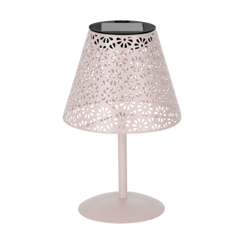 Lampe de table LED solaire Solar rose 0,2 W EGLO