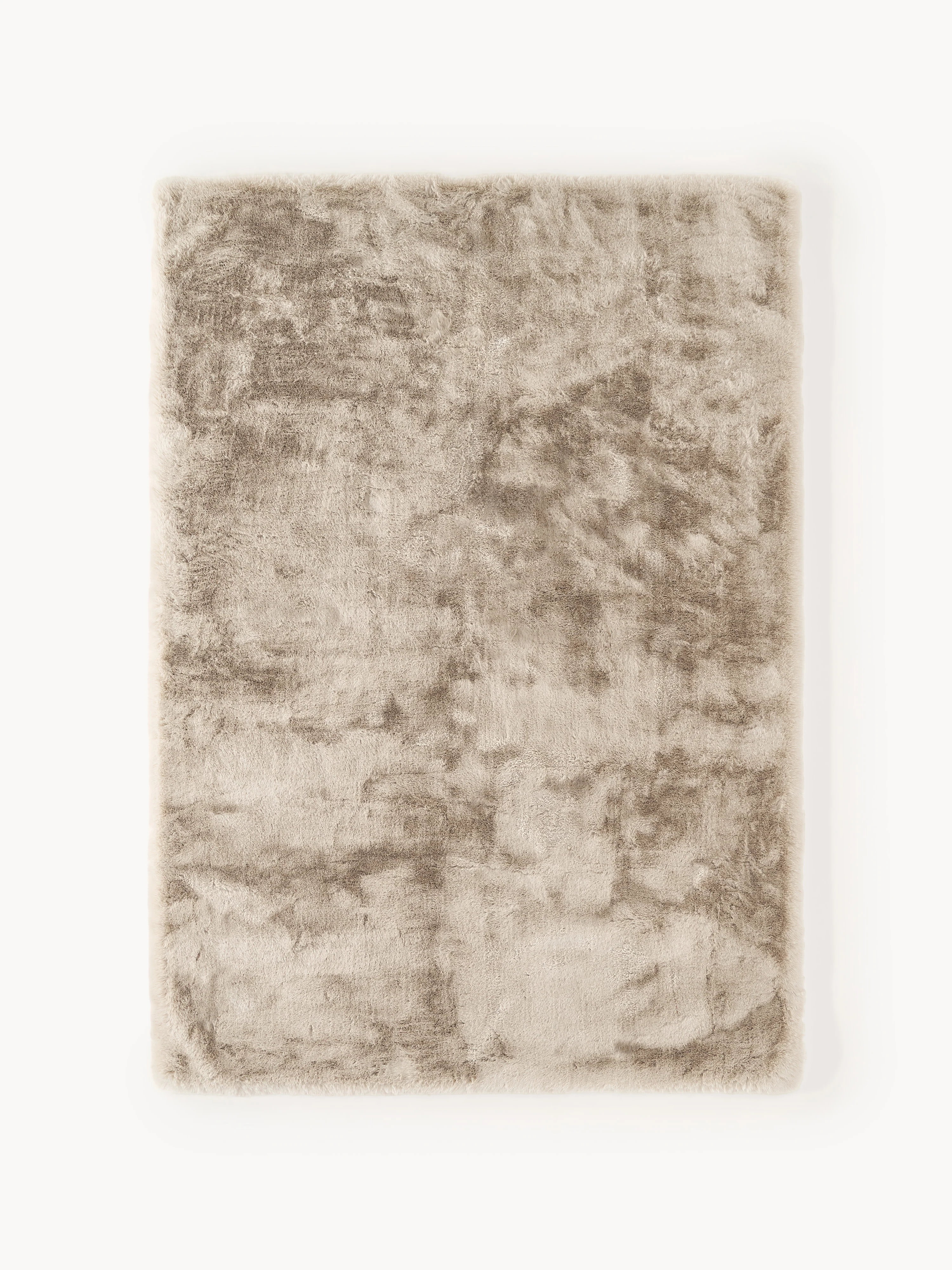 Handgewebter Kunstfell-Teppich Salla