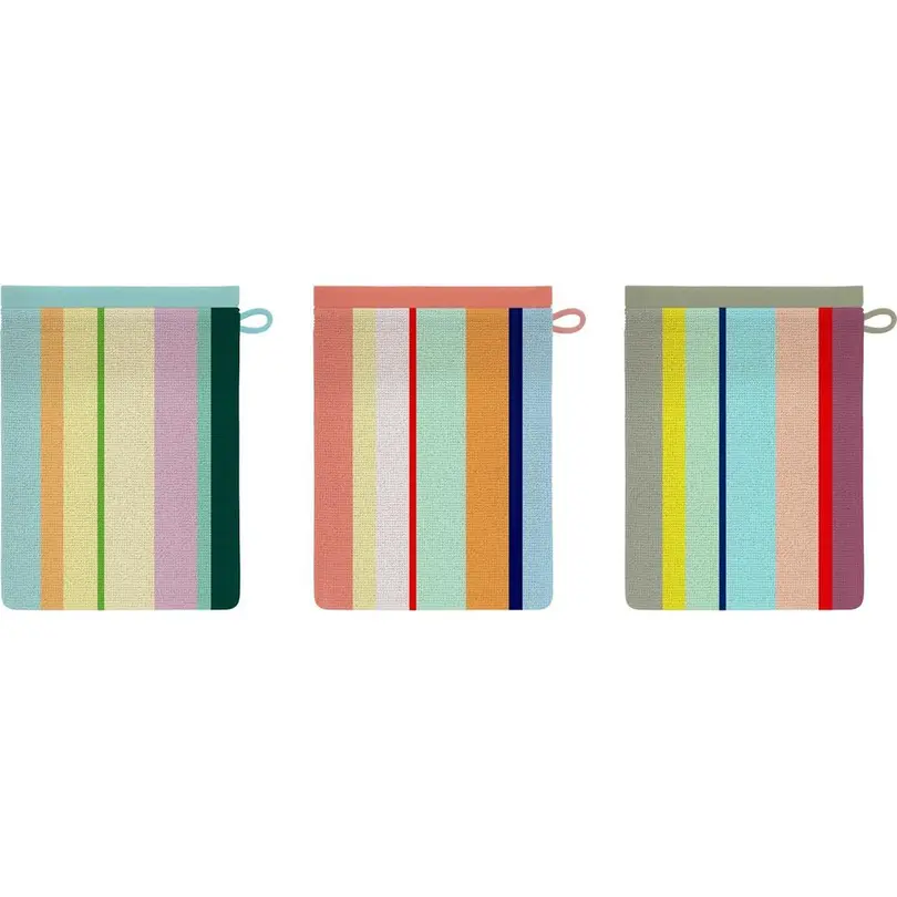 Waschhandschuh 3er-Set Nizza