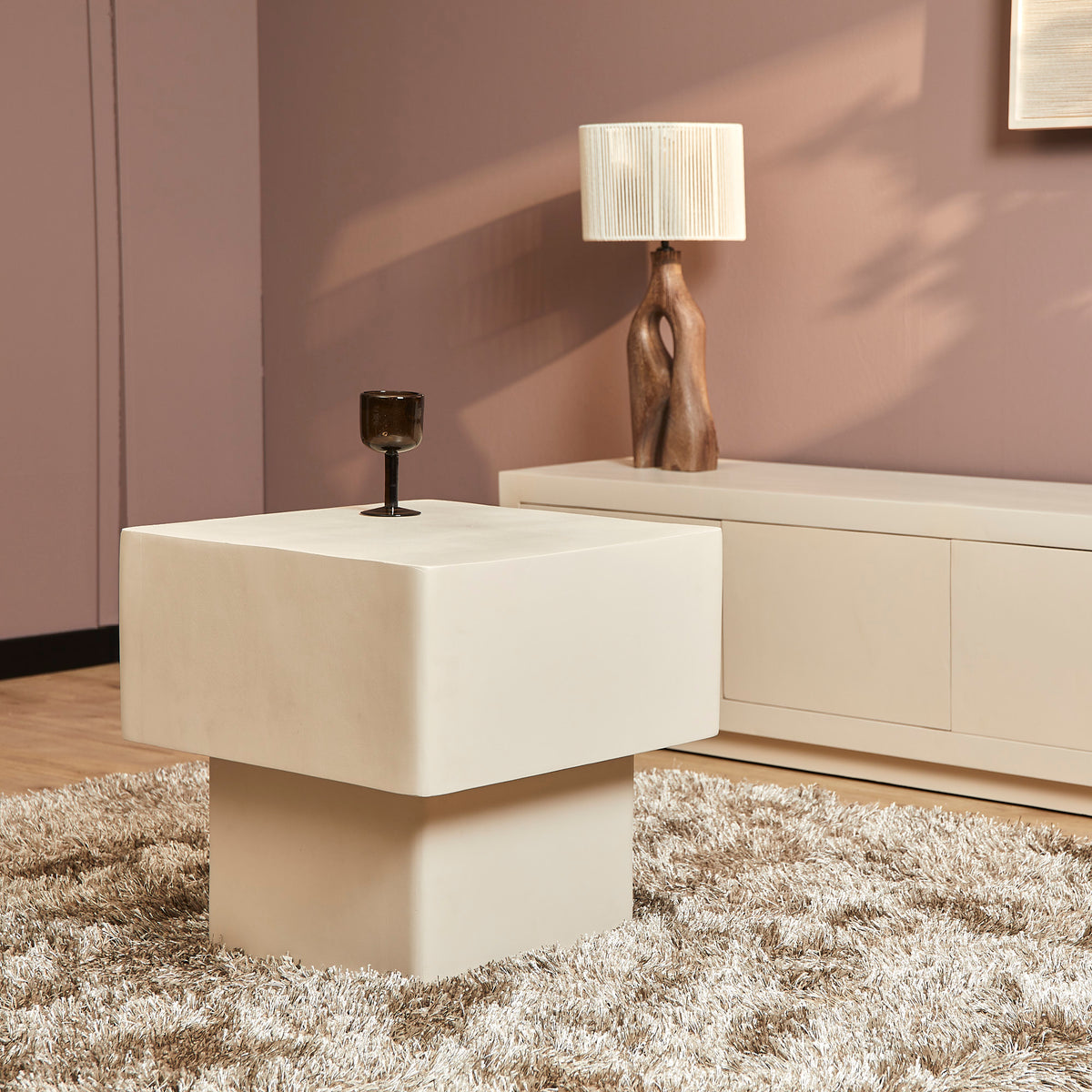 Starfurn salontafel Saya - wit - 50x50x51cm
