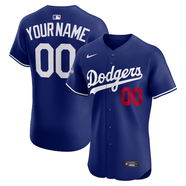 Los Angeles Dodgers Nike 2025 World Series Champions Alternate  Elite Custom Jersey - Royal/Cream