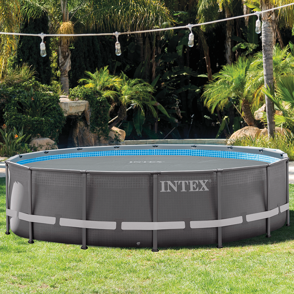 Bâche à bulles renforcée pour piscine diamètre 4,88 m
