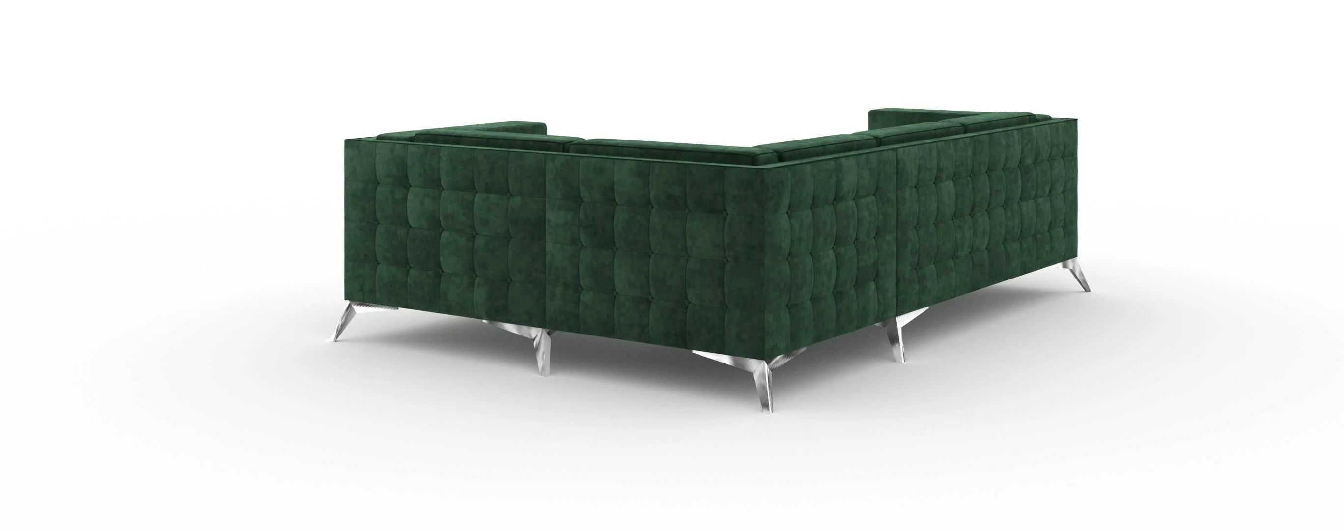 3-zitshoekbank Gusto rechts velvet