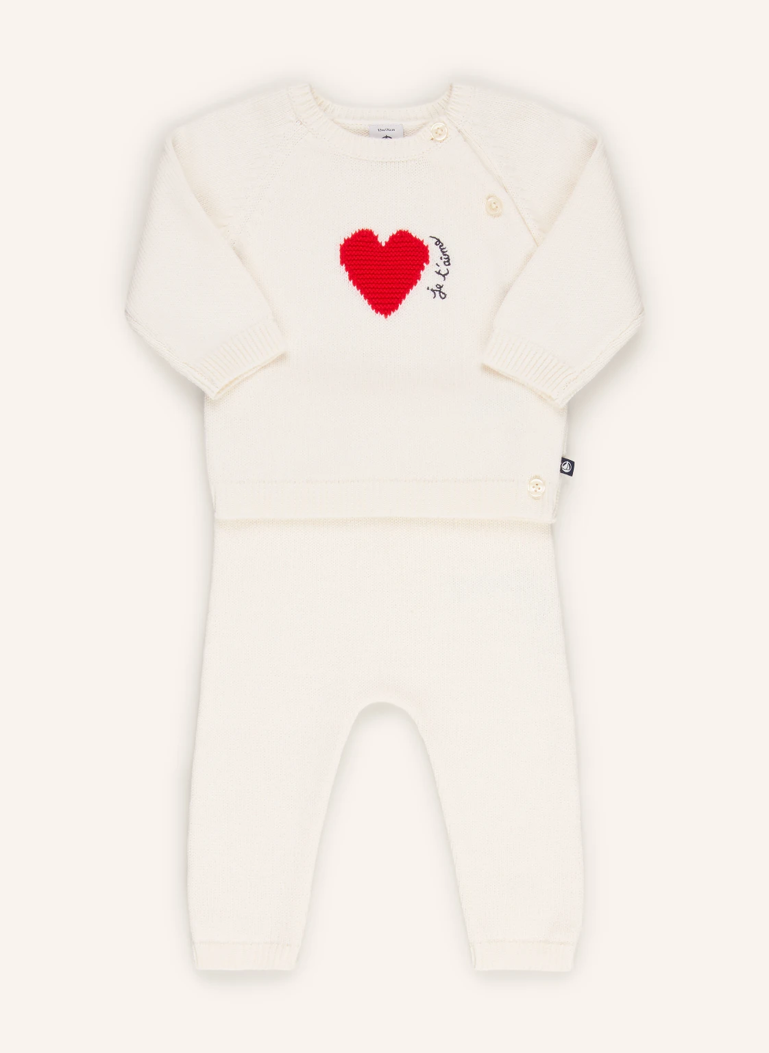 PETIT BATEAU Set: Pullover und Strickhose