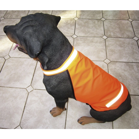 Hundeweste, für Hunde, neonorange, Signalweste, leuchtorange