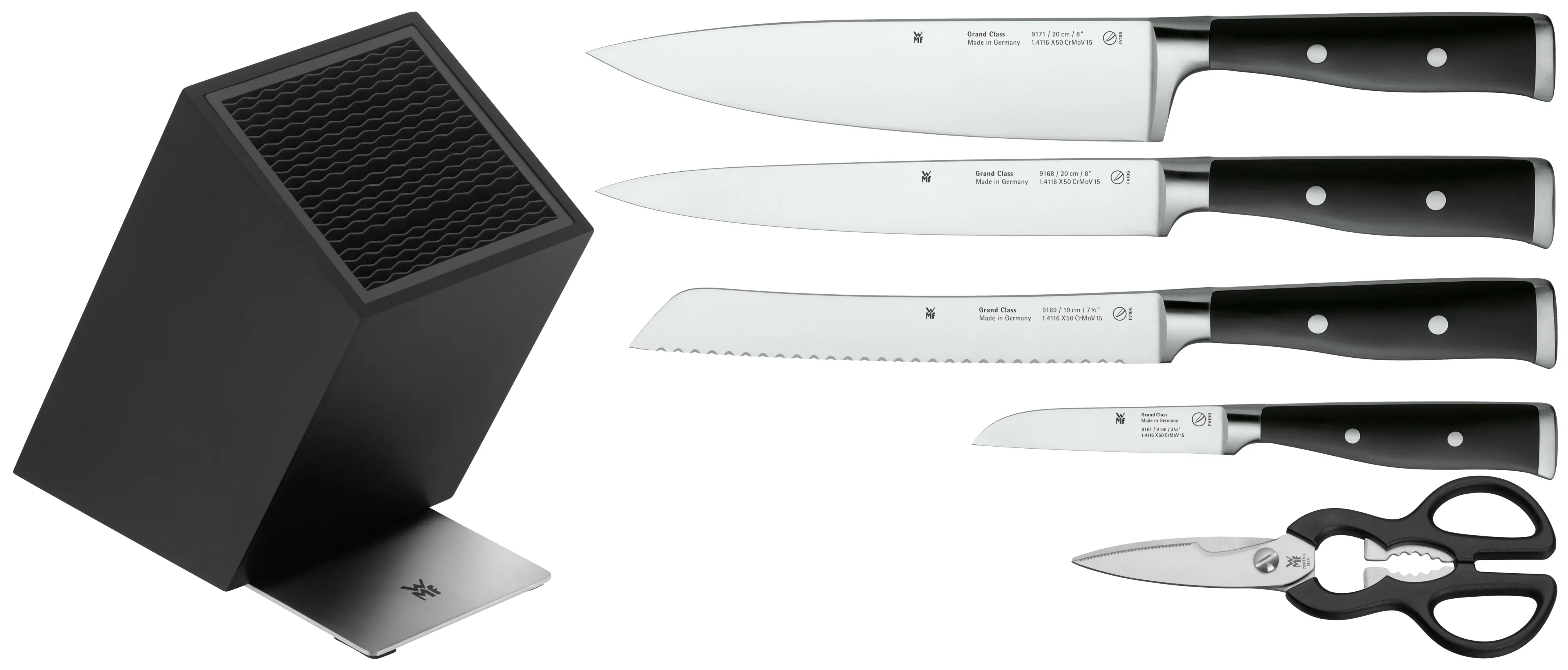 Grand Class FlexTec knife block value set*, 6-pieces