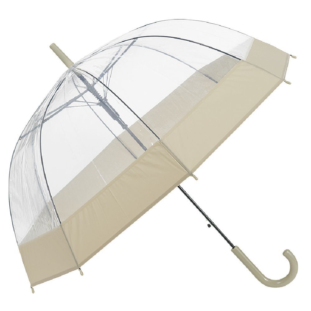 Parapluie canne transparent